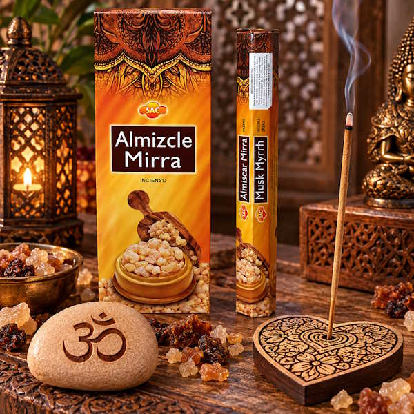 Incienso Almizcle Mirra  musk myrrh Sac